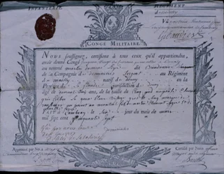 Permis pour la Bataille de Rossbach, 1757